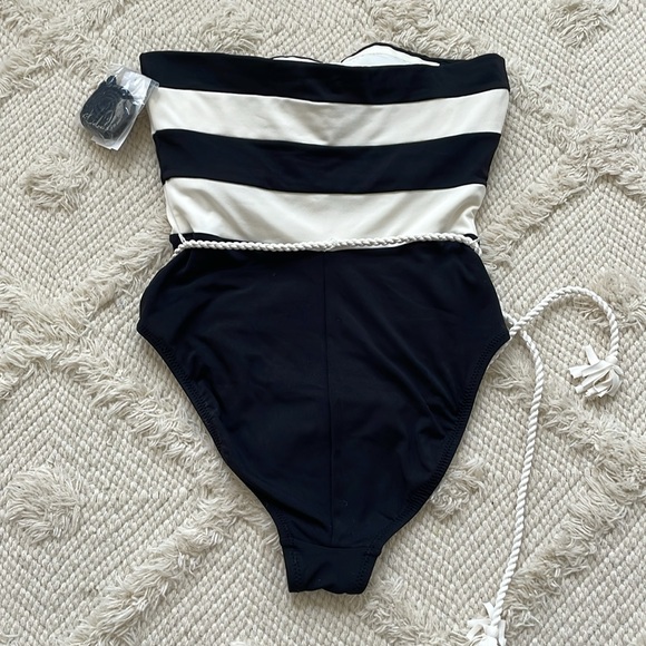 Robin Piccone Black and White One Piece Swimsuit - Picture 5 of 5